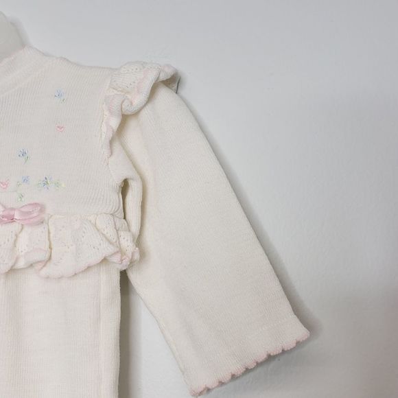 Vintage Baby Kisses Knit Romper Size 3/6 Months - Picture 15 of 15